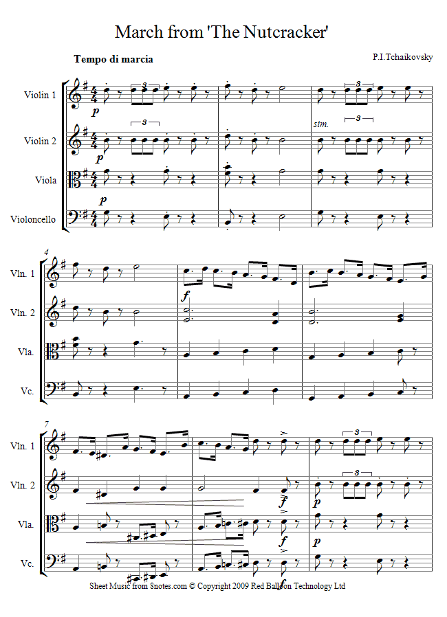 Tchaikovsky nutcracker music